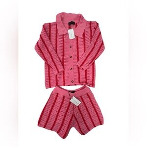 Stylish Pink and Red Women's Set